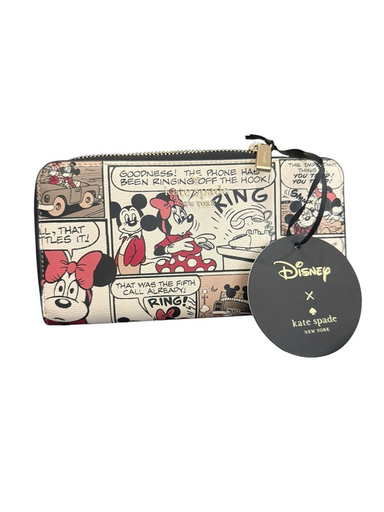 kate spade Handbags - kate spade Disney x Kate Spade Minnie Comic Zip Wallet - Beige/Red/Black